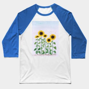 Bright Sunflower Family Baseball T-Shirt